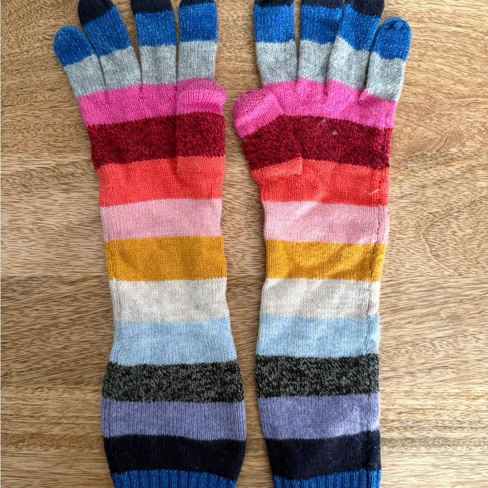 GAP Multicolor Striped Gloves